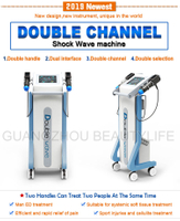 Double handle extracorporeal shockwave therapy equipment for sale SW100B